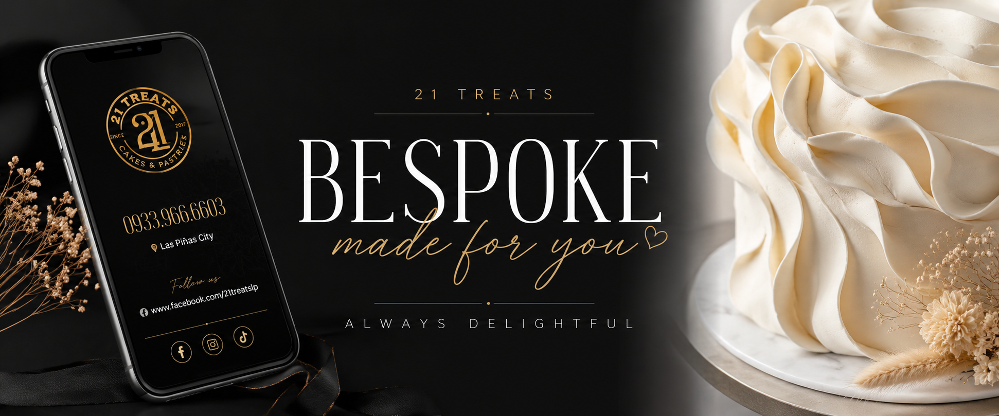 21Treats — Bespoke cakes and pastries, made for you. Always delightful.